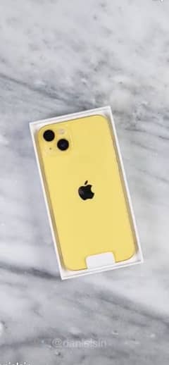 iPhone 14 128GB. 97% Sim never insert with box yellow