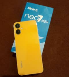 Sparx neo 7 ultra 6gb 128gb with box orignal mobile