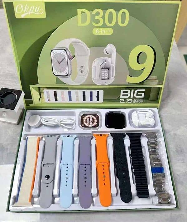 Smart Watch D300 Ultra 8 in 1 0