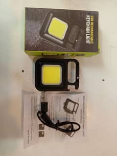 COB keychain rechargeable light