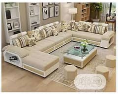 8 seata U shape sofa set