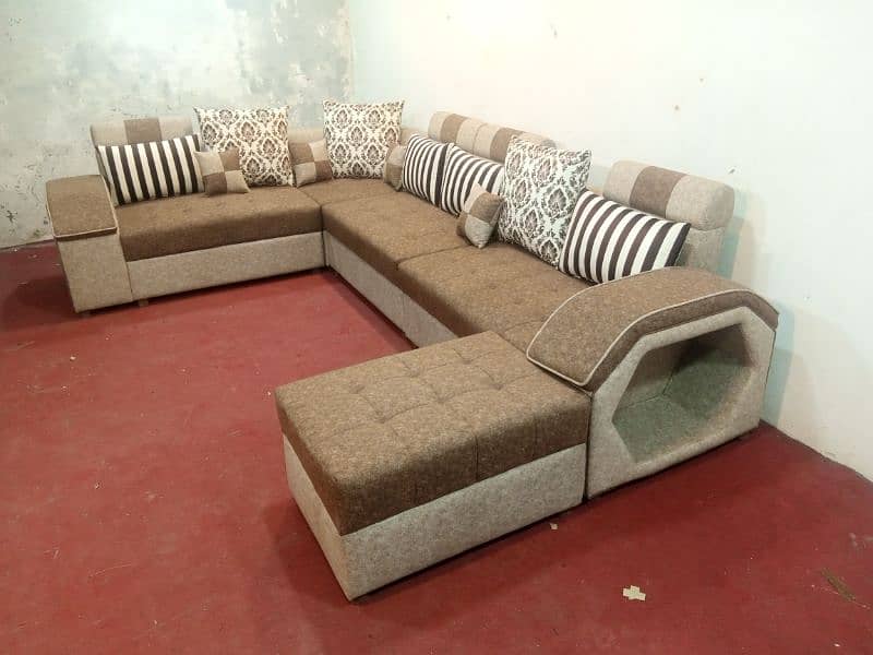 8 seata U shape sofa set 2