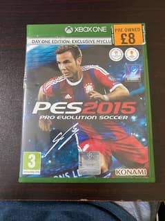 PES 2015 for Xbox one brand new