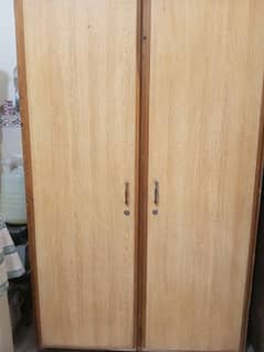 Wooden wardrobe Made with solid wood