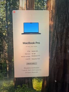 MACBOOK PRO M4 16/512  14 inch