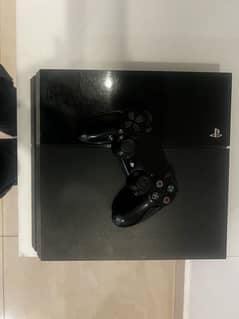 PS4 fat 500gb jet black