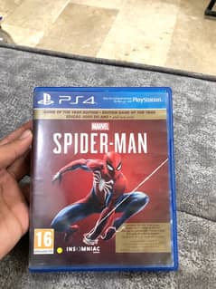 Marvel Spiderman Ps4 disc