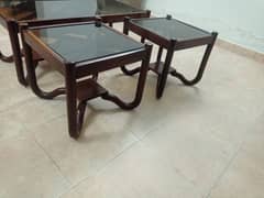 3-Piece wooden table set