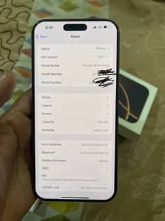 iphone 16 pro max 256 gb pta Approved full box