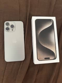 Iphone 15 pro max natural titanium/ 256gb best condition 10/10