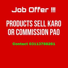 Online Product sell job