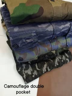 Camouflage double pocket collection