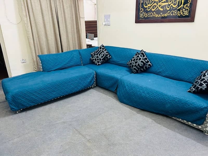 7 Seater L Shaped Sofa Set 0