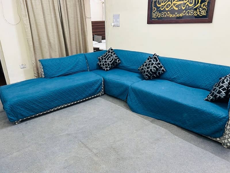 7 Seater L Shaped Sofa Set 2