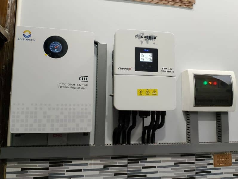 Lvtopsun 51.2v100ah(48v) Touch Screen Lithium Battery 5