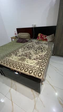 New bed with mattress just 15 days used urgent sale