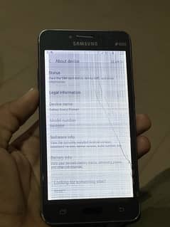 Samsung Galaxy Grand Prime. Glass break panel line Touch 100% Working.