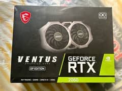 Msi Rtx-2060 6gbOC ventus 2X sealed (with box)