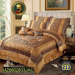 14 pcs jacquard double bed bridal set