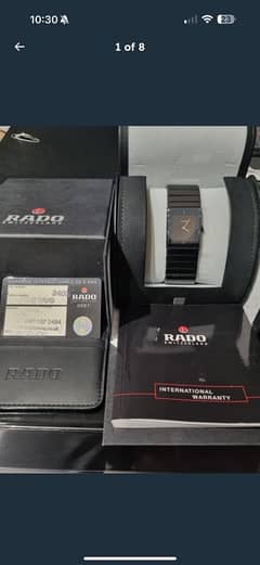 rado mens watch. multifunctional