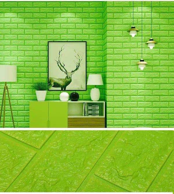 1 Pc 2mm 3d Wall Panels-peel And Stick Foam-3d Brick Wallpaper-sel 4
