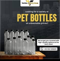 PET Bottles | Plastic Bottles Available