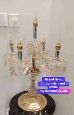 Crystal Lamp / 07 Seater / 02 Seater