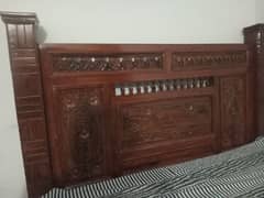 Bed set/Wooden Bed/King size Bed /Double Bed set/Furniture/Polish Bed