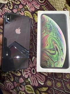 i phone xsmax 256gb pta approve complete box 10/9 helth78