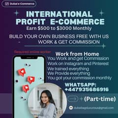 International e-commerce with zero investment