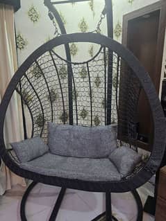 EGG RATAN SWING XLARGE CHAIR