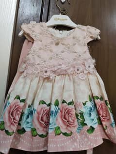 beautiful frock for 3 to 6months