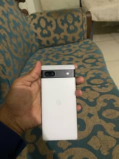 google pixel 6a approve 10/10 128gb white color all oky phone &charger