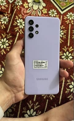 samsung a32 with box mobile phone brand new condition