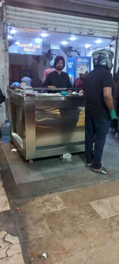 Steel Cash and Steel Biryani Counter