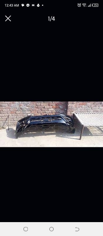 fortuner sigma fornt bumper 20/21 0