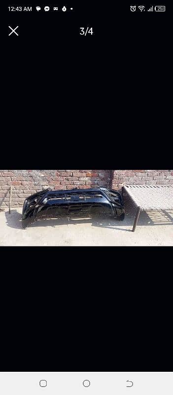 fortuner sigma fornt bumper 20/21 2