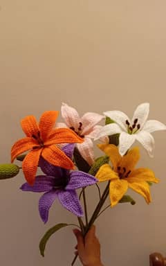 Handmade Crochet Thread Flower