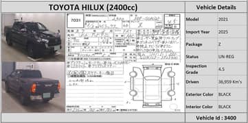 Toyota Hilux 2021 Z