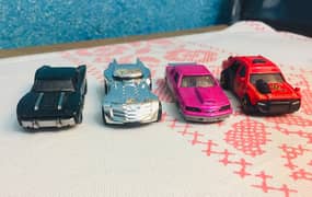 Hot Wheels Set Of 4 | Metal Toy Cars