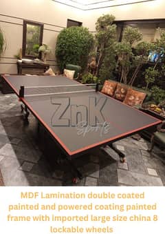 Table tennis table