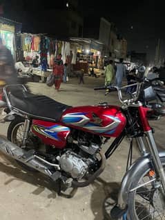 Honda CG 125 2021 model Punjab number