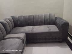 6 seatr l shap sofa