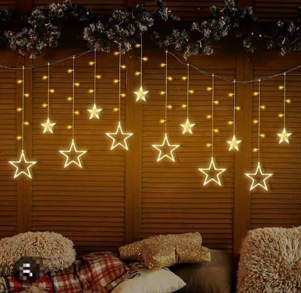LED Moon And Star String Curtain lights available 7