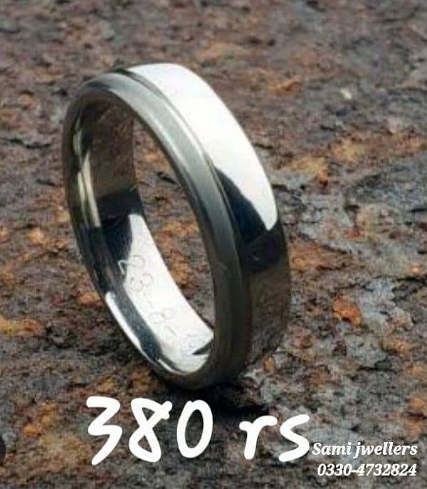 Platanium rings for boys available in all sizes 5