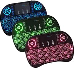 Mini Wireless Keyboard with RGB Backlit, 2.4GHz Wireless Mini Keyboard