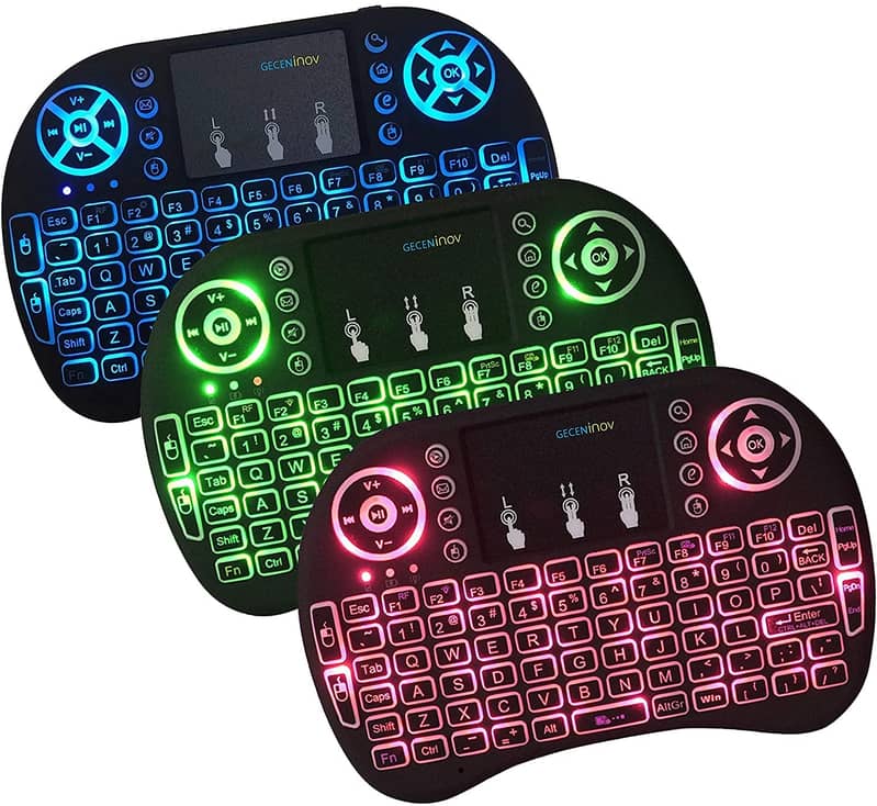 Mini Wireless Keyboard with RGB Backlit, 2.4GHz Wireless Mini Keyboard 0
