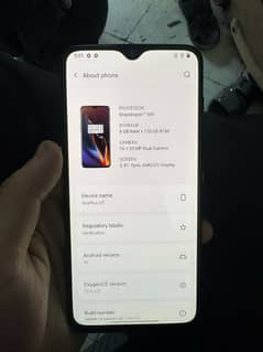 one plus 6t 6/128 gb  dual sim