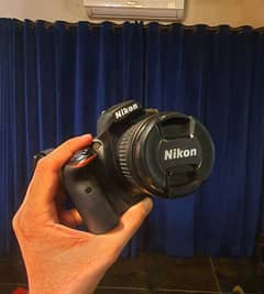 Nikon D3400 stock lens 18-55mm, 50mm Nikon prime lens