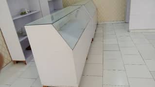 Counters and clothes stand for sale